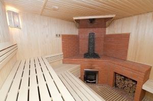 Закрытая каменка в печи