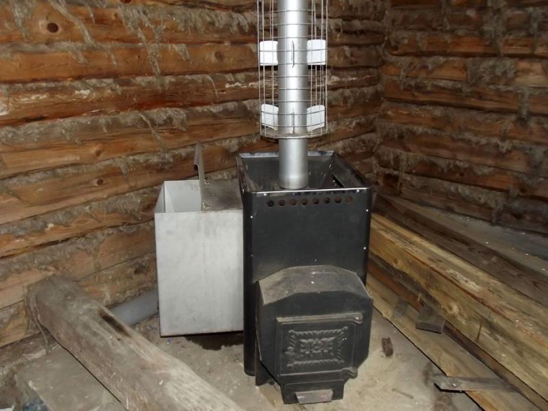 Техническое описание разновидностей печей в баню с баками для воды