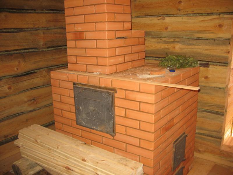 Банные печи из кирпича Кирпичные банные печи