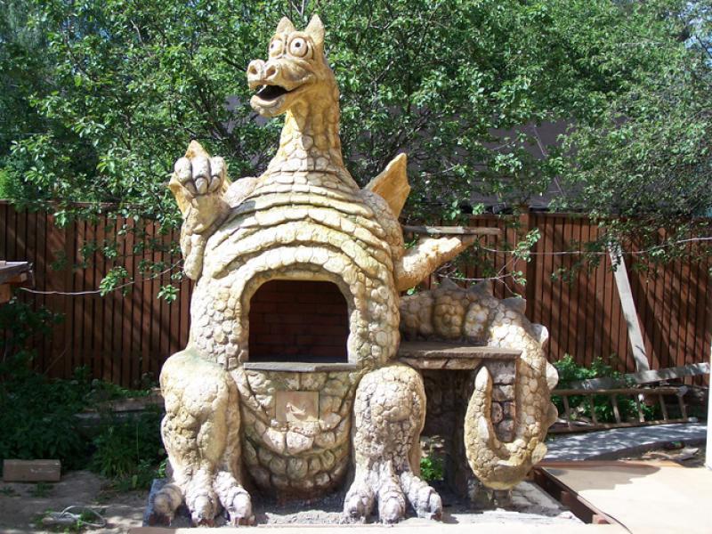 Нестандартный камин