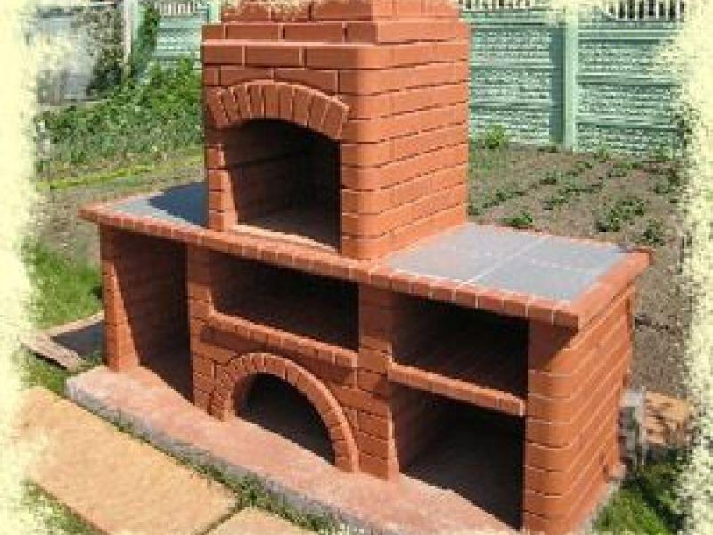 Комплект печи и камина для улицы