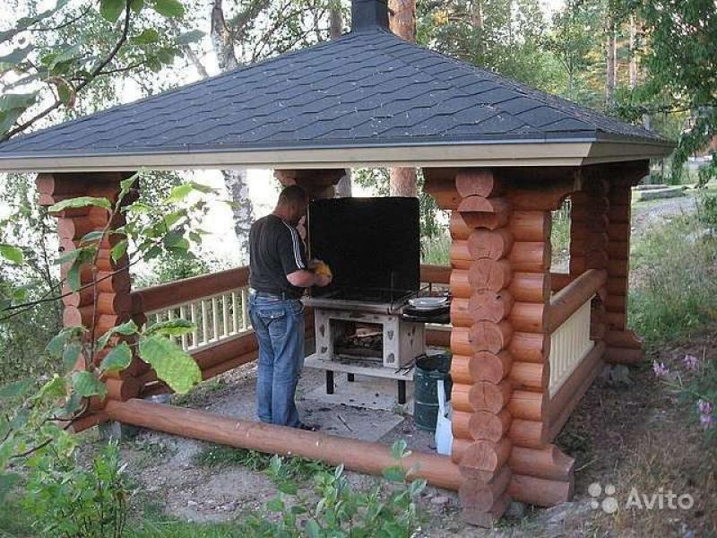 Барбекю из кирпича в беседке своими руками Как сделать барбекюшницу своими руками
