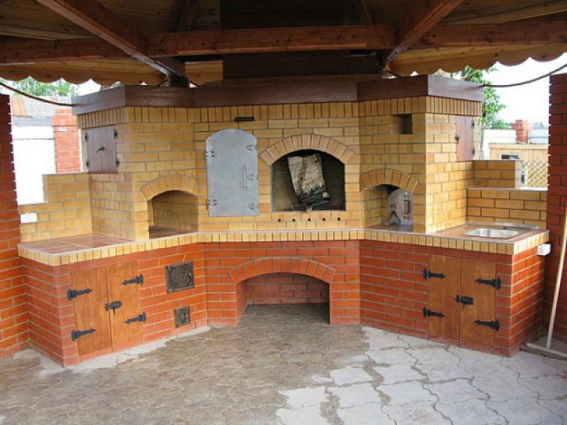 Беседки с барбекю своими руками Барбекюшница своими руками