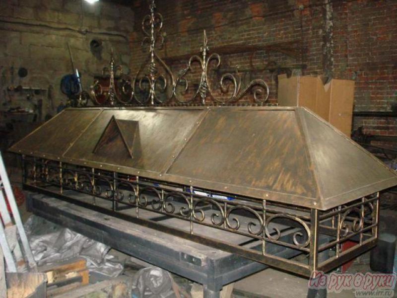 Огромный кованый дымник Кованый дымник на трубу