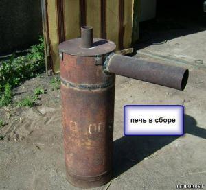 Как самому изготовить печь Бубафоня