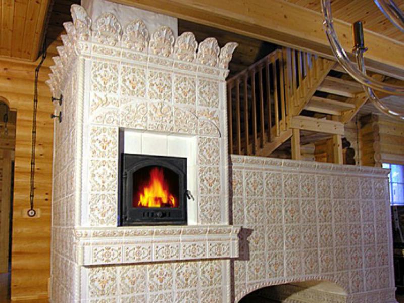 Русская печь Деревенский дом с русской печкой